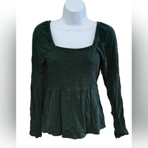 Elegant Green Women's Top